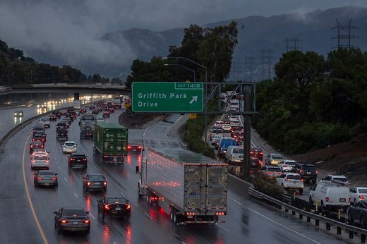 Flooded interstate in California forces emergency responses