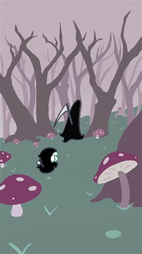 Death's Apprentice tries a new approach... 🐸 #grimreaper | Marengo Comics