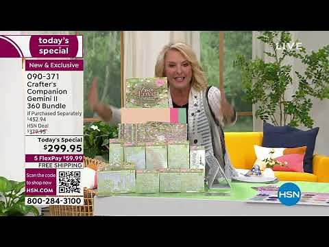 Crafter's Companion Gemini II 360 Crafts Bundle and Club...