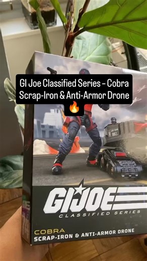 Toyvaultx on Instagram: "GI Joe Classified Series – Cobra Scrap-Iron & Anti-Armor Drone 🔥 Highly detailed 6-inch action figure with premium articulation and accessories. Comes with the Anti-Armor Drone unit — perfect for collectors and GI Joe fans! ✅ Brand new in box ✅ Collector-grade packaging ✅ Great display piece 💵 Price: $70 Serious buyers only. DM to secure yours before it’s gone!#GIJoe #GIJoeClassified #Cobra #CobraScrapIron #ActionFigure ToyCollector ActionFigureCollector"
