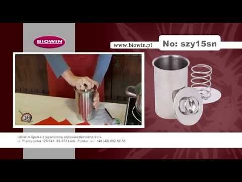 Szynkowar Biowin - instrukcja użytkowania