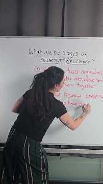 GCSE Biology - Stages of selective breeding #myedspace #biology #gcse #emmadoesbiology
