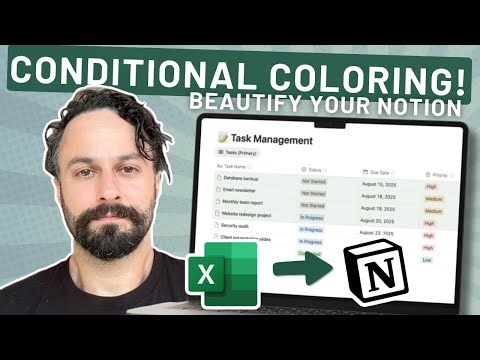 Conditional Coloring in Notion! Excel-killer?