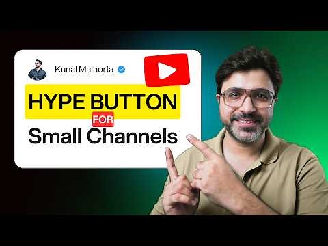 New Feature for Small YouTube Channels | YouTube Hype Feature