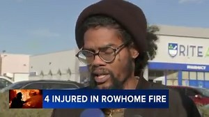 3 children, 1 adult injured after flames rip through 9 West Philly rowhomes