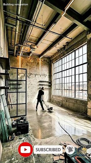Luxury Industrial Living Room Renovation | Modern Loft Transformation