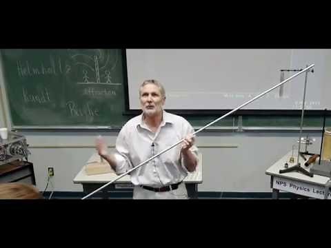 [DEMONSTRATION] - Flexural and Longitudinal waves - Singing Rods Demonstration