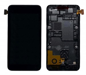LCD with Touch Screen for Nokia Lumia 530 Dual SIM - Grey (display glass combo folder)