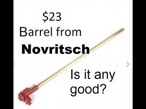 Novritsch drop in barrel and hop up assembly (SSR4 replacement barrel) upgrade for M4s