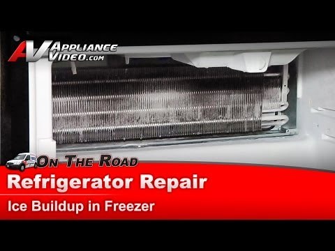 Maytag Refrigerator Repair - Has Ice Buildup in Freezer - Drain Grommet
