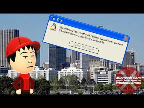 Microsoft Sam reads Some Random Windows Errors S1E1