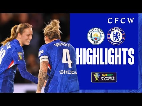 League Cup final secured! 🤩 | Man City 0-1 Chelsea | HIGHLIGHTS | Women's League Cup 25/26