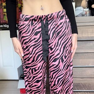 Victoria's Secret Pink Zebra Print Pajama Pants