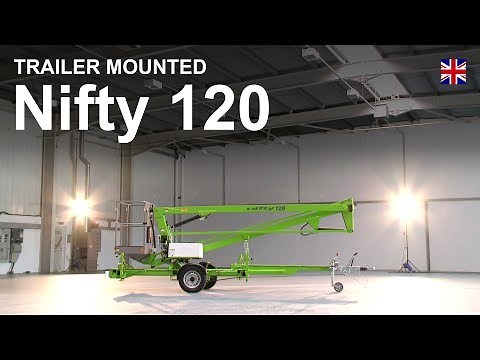 Nifty 120 Product Video | Trailer Mounted Cherry Picker from Niftylift