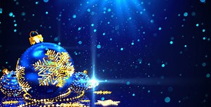 Blue Christmas Background