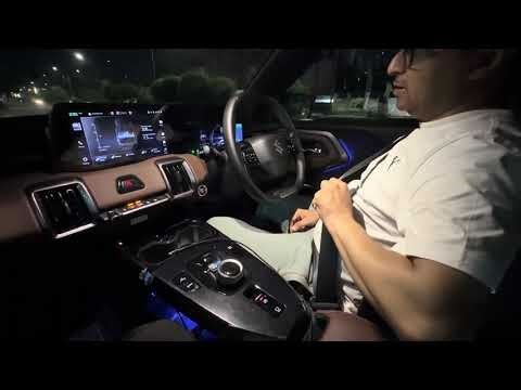 Maruti Suzuki eVitara : Odometer Navigation ,Display Layout Ambient lights ,EPB & Seat Belt