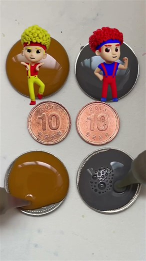 D.Billions cabochons in painting coins/artwork❤️ #dye