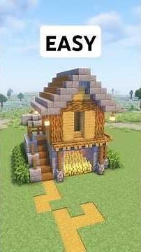 The BEST Minecraft Starter House Design EVER! #minecraft