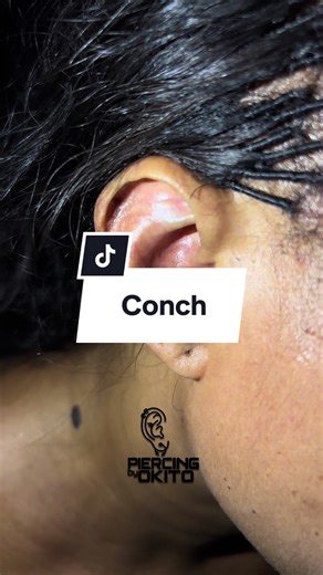 Changement Piercing conch😊💕