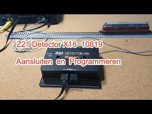 Z21 Detector X16 10819, aansluiten en programmeren.