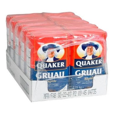 Quaker Quick Oats Package 2.25kg (10/Case) - 24.75 lbs - Walmart.ca