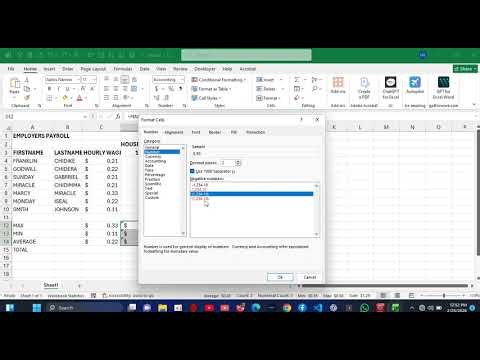 How To Create an Employee Payroll Sheet in Microsoft Excel | Step-by-Step Tutorial for Beginners