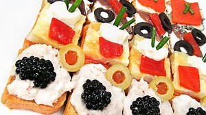 Canapés variados fríos, muy fáciles y rapidos de hacer 😊💕 | Cocina con Carmen