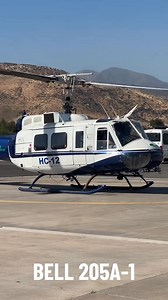 🔊 Bell 205A-1 helicopter taking off towards a forestry base to fight fires 🚁🌲🔥 #helicopter #chile #firefighter #aviation #aviacion | Dansa