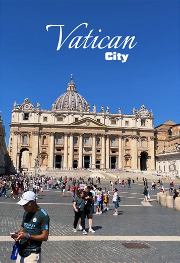 Vatican City 🇻🇦 Everyone should visit it at least once in their life. ✨🏛️ #vatican #vaticancity #vaticano🇻🇦 #basilica #church