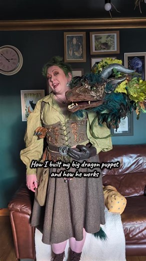 Building a Blinking Dragon Puppet: My Creative Process