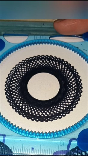 🖤🖤 🔥 Amazing Spirograph Drawing 😍 | Satisfying Spiral Art Tutorial | Easy & Relaxing Design