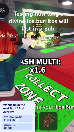 Testing how long a divine los burritos will last in a public server