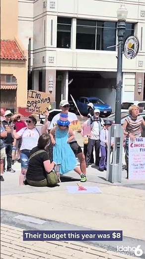 Fourth of July protest at Boise City Hall