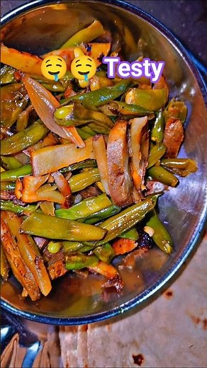 "Aloo Beans Sabji 10 Min Hack 😱 | Gravy Secret! 🔥 #Shorts ##aloobeanskisabzi