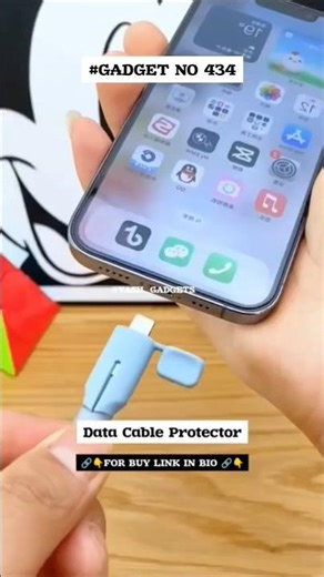 Data Cable Protector 🤩 #shorts #gadget #gadgets