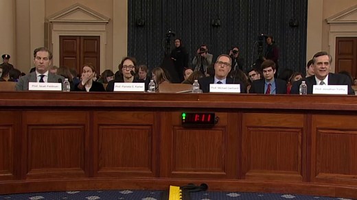 Highlights: Constitutional experts testify in Trump impeachment