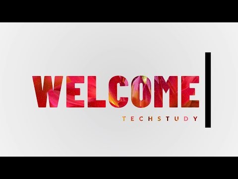 Motion Change Animated WELCOME TECHSTUDY Slide Design In PowerPoint
