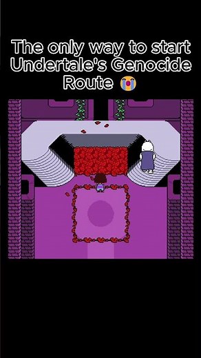 This is the ONLY way to start a geno route 😭 #undertale #sans #tobyfox #viral