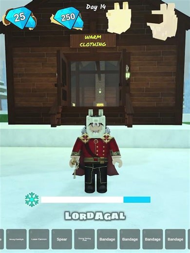 Warm Clothing VS freezing🥶#99nightintheforest #roblox #usa