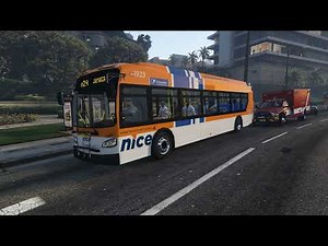 GTA 5 - NICE Bus New Flyer XN40 texture