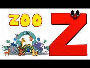 Phonics letter Z : Z for Zebra and Educational Video for Children