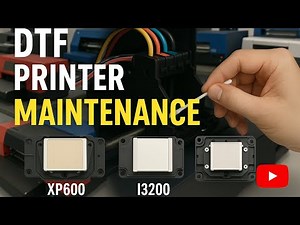 DTF printer maintenance. How ? When? Why? Complete video with technical facts.