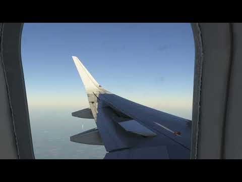 Airplane Window View Flight Simulator 2024 (RELAX MUSIC)