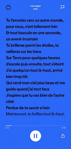 #spotify #fyp #foryou #songlyrics #krn #lesanges #francetiktok #speedup #speedsongs #krnlesanges