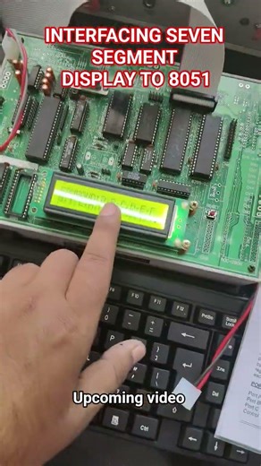 INTERFACING SEVEN SEGMENT DISPLAY TO 8051 #shortsfeed #electrical #kishlay #ytshorts #short