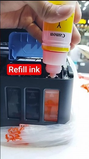 Canon Printer Ink Refill #multifix #canong3410 #canonprinter