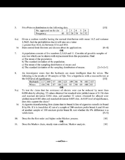 COMPUTER ORIENTED STATISTICAL METHODS R22 B-TECH 2-1Sem Feb-2024