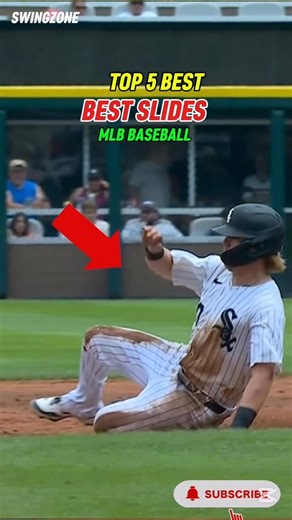 Top 5 best slides in Major League Baseball#BestSlides #MLBHighlights #BaseballPlays