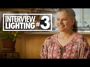 Interview Lighting Part III - Book Lighting - Natural Look