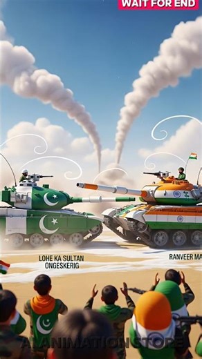 रणवीर टैंक ने मचा दिया धमाल! 🇮🇳💥 Epic Tank Battle Shocks Everyone! 😂🔥 #aianimationstore
